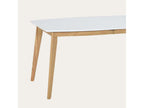 Tavolo da mangiatoia allungabile in Mobenze massiccio bianco 150x75 TXBR48444