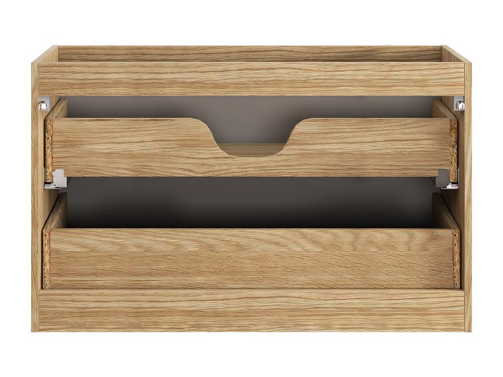Mobile semplice vasque 90 cm Luxameub Beige et bois VVET16934