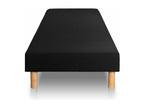 Ensemble Mobenze 90x190 Mémoire de forme 3 zone sommier nero SGNA85137
