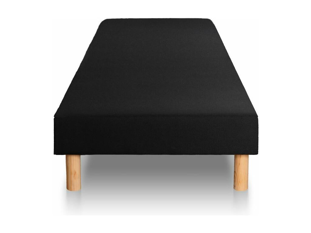 Ensemble Mobenze 90x190 Mémoire de forme 3 zone sommier nero SGNA85137