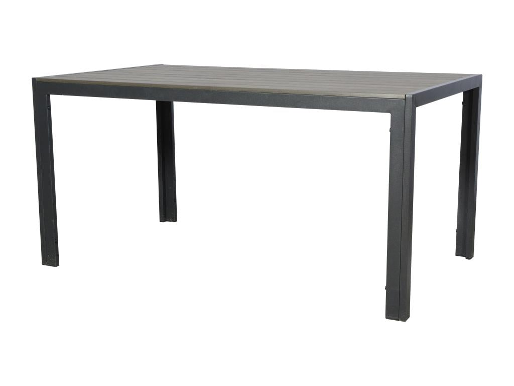 Mobenze Table de jardin 150 cm nero/grigio. WGNG27283