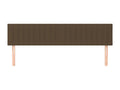 Têtes de lit 2 pz Marrone Foncé 80x5x78/88 cm Tessuto PYOP46129