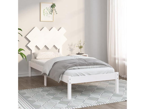 Struttura letto Bianco 90x200 cm Mobenze massiccio BNZS17873