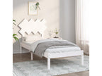 Struttura letto bianca, 90 x 200 cm