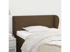 Testiera con oreilles Marrone Foncé 83x23x78/88 cm Tissu MWLM22646