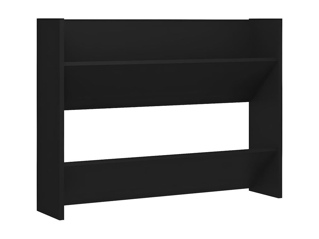 Armadio con mobili da parete Nero 80x18x60 OGJB05030