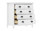Credenza in legno di pino bianco, 79 x 40 x 80 cm