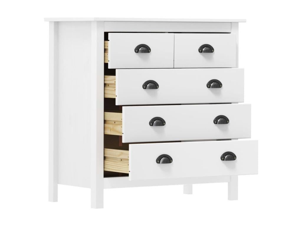 Credenza in legno di pino bianco, 79 x 40 x 80 cm
