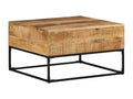 Tavolo basso 68x68x41 cm Mobenze de manguier brut BOSN89809