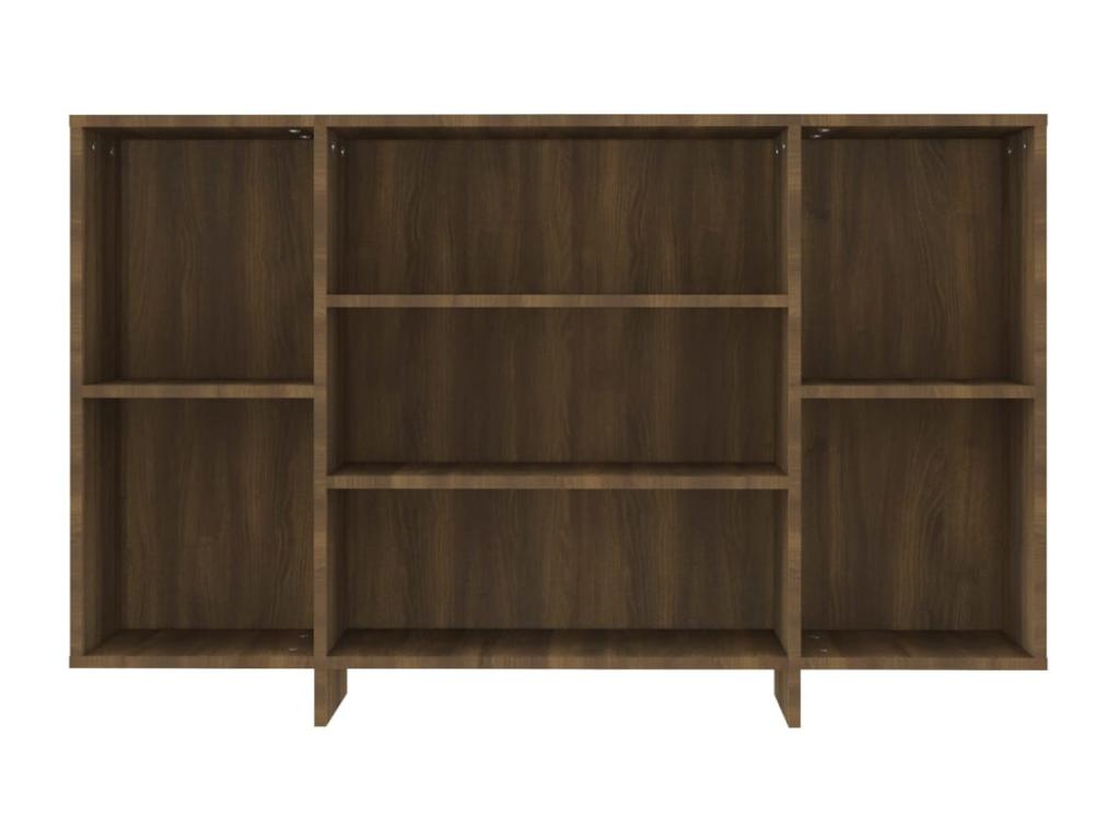 Credenza in legno ingegnerizzato marrone, 120 x 30 x 75 cm