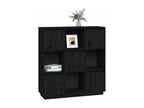 Credenza Nera 110,5x35x117 cm Mobenze massif de pin FEUC35849