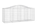 Paniers à gabions arqués 12 pezzi 200x50x80/100 cm Fer zincato KHFH34664