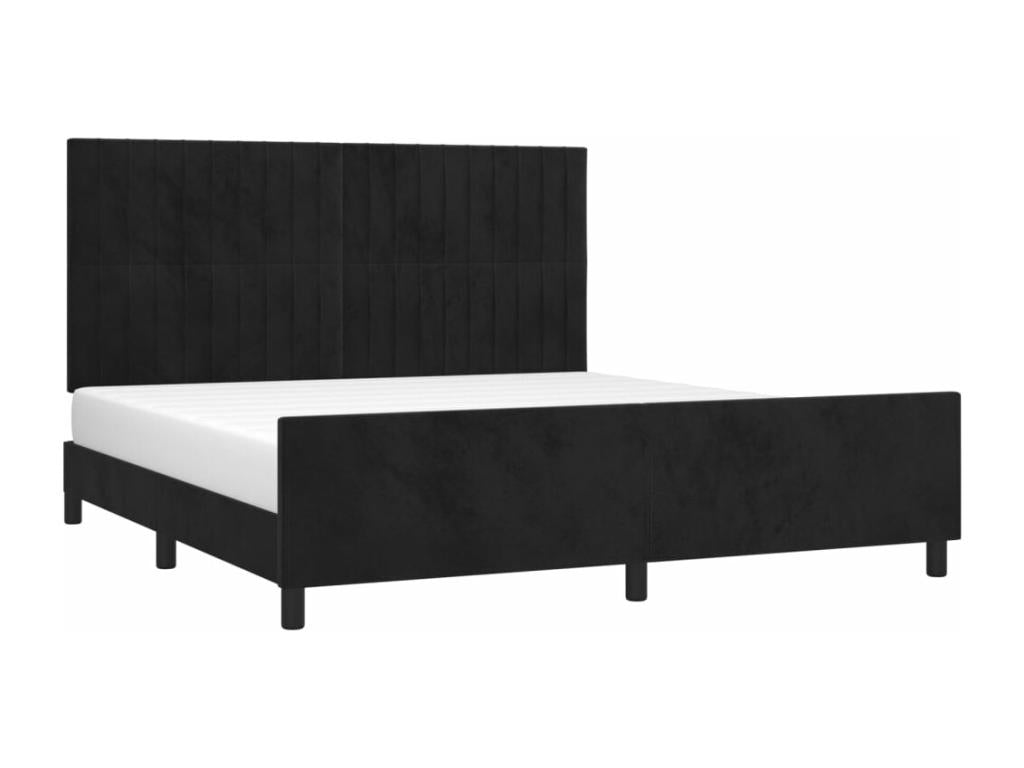 Struttura letto senza materasso nero Mobenze PYWN03887