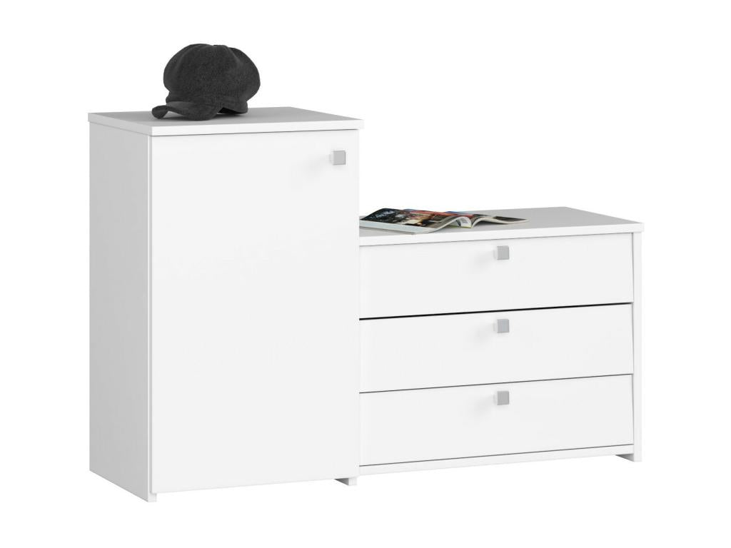 Mobili per la casa bianchi, 98,4 x 33 x 68 cm