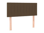 Sommier tapissier e materasso et LED Brown foncé 80x200cm tessuto KBKO93245