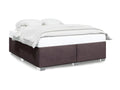 Struttura letto Marrone foncé 180x200 cm Tissu KZEN04966
