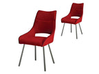 Mobenze de Chairs Metallo/Tessuto rosso - Mobenze YSQY24751