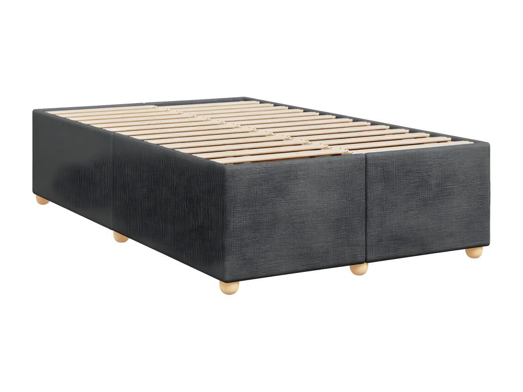 Struttura letto grigio foncé 120x190 cm tessuto WXOI05662
