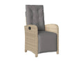 Set da pranzo da giardino con cugini 5 pezzi Beige poly rotin OFDR19279