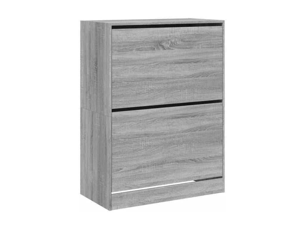 Armadio a cassetti 2 cassetti ribaltabili Mobenze grigio GAVY02387