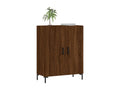 Credenza in legno di rovere marrone, 69,5 x 34 x 90 cm