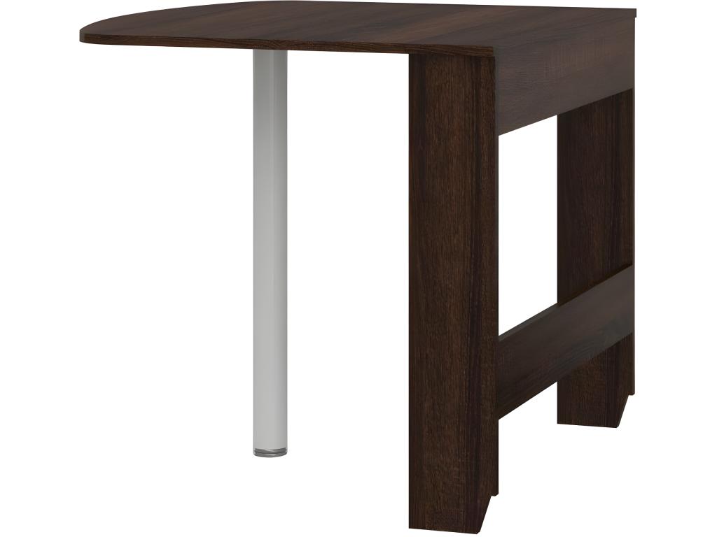 Tavolo da mangiatoia semiovale pieghevole Mobenze scuro 81x80 cm modello Mobenze 6 Tavolo pieghevole Mobenze PUZY41555