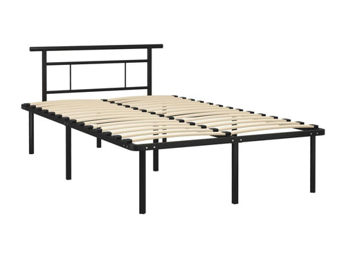 Struttura letto senza materasso nero metallo 120x200 cm RZSH23930