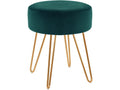 Tabouret in tessuto Mobenze métal blue 35x35x45 cm TABO09055 YDMI31837