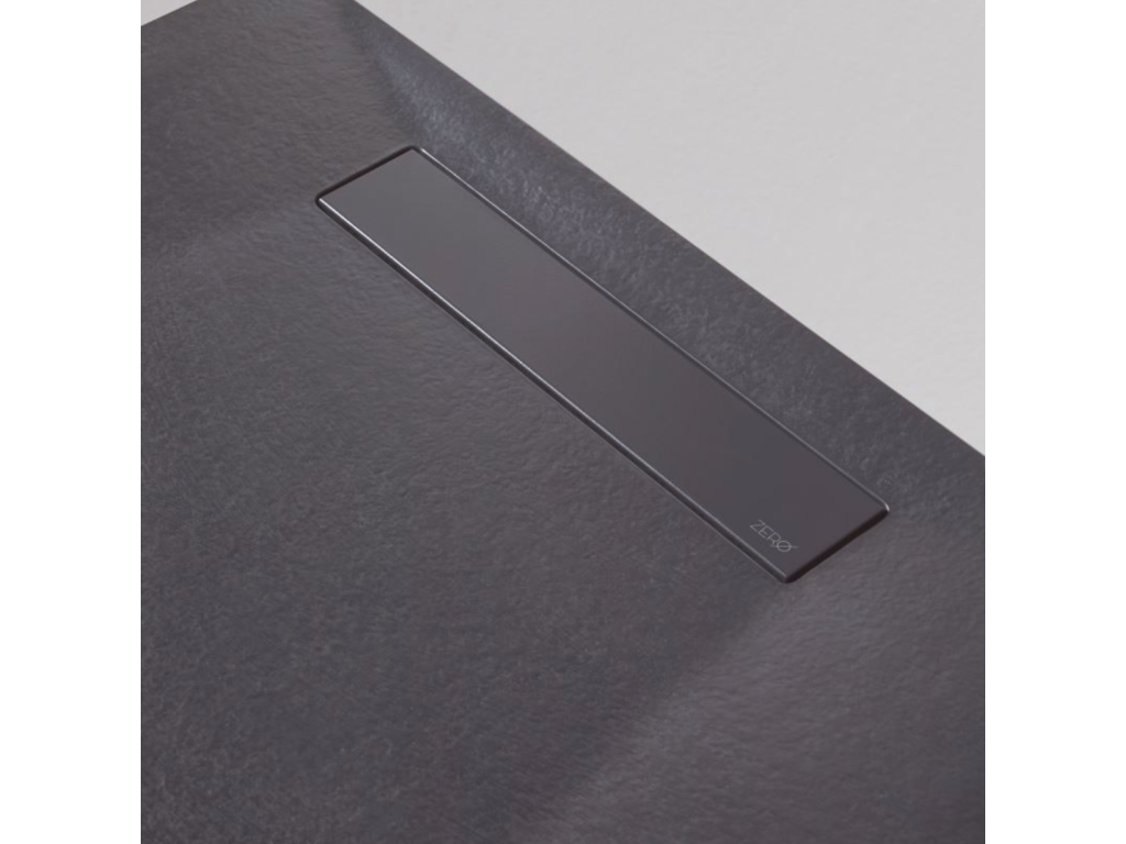 Contenitore per doccia extraplat Mobenze - Texture Mobenze en Mobenze Poliestere Grafite - L140xl80xh2.8cm - Mobenze YBXI60968