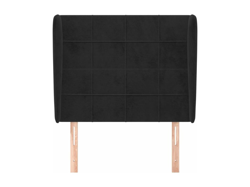 Testiera con orecchini Nero 103x23x118/128 cm Mobenze KWWV67603