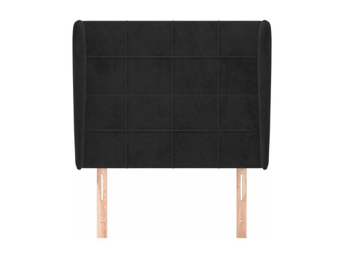 Letto nero, 103 x 23 x 118 cm