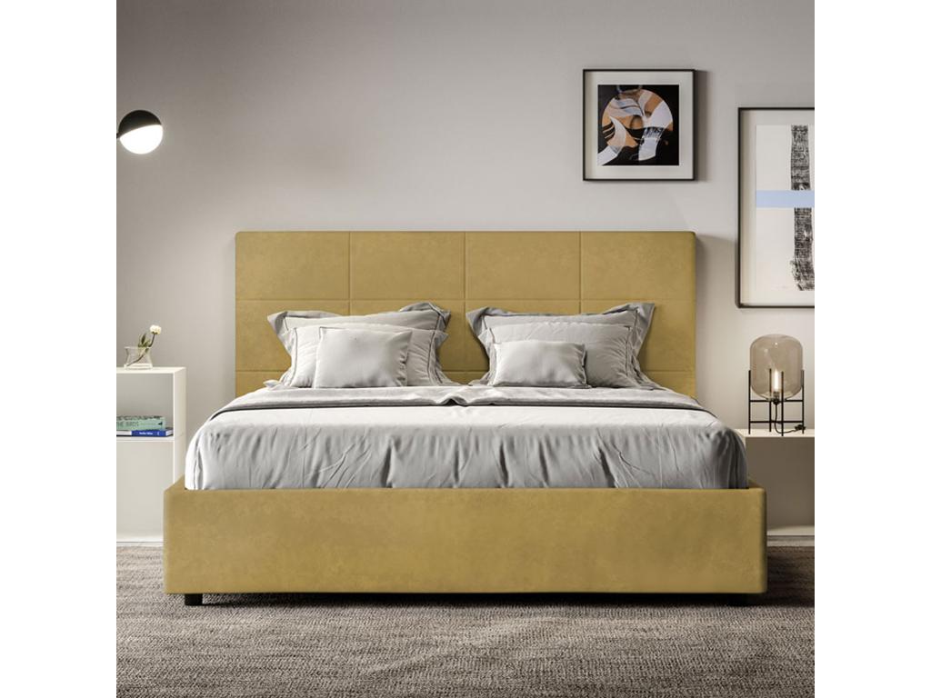 Letto giallo, 160 x 200 cm - dlz1766571439811