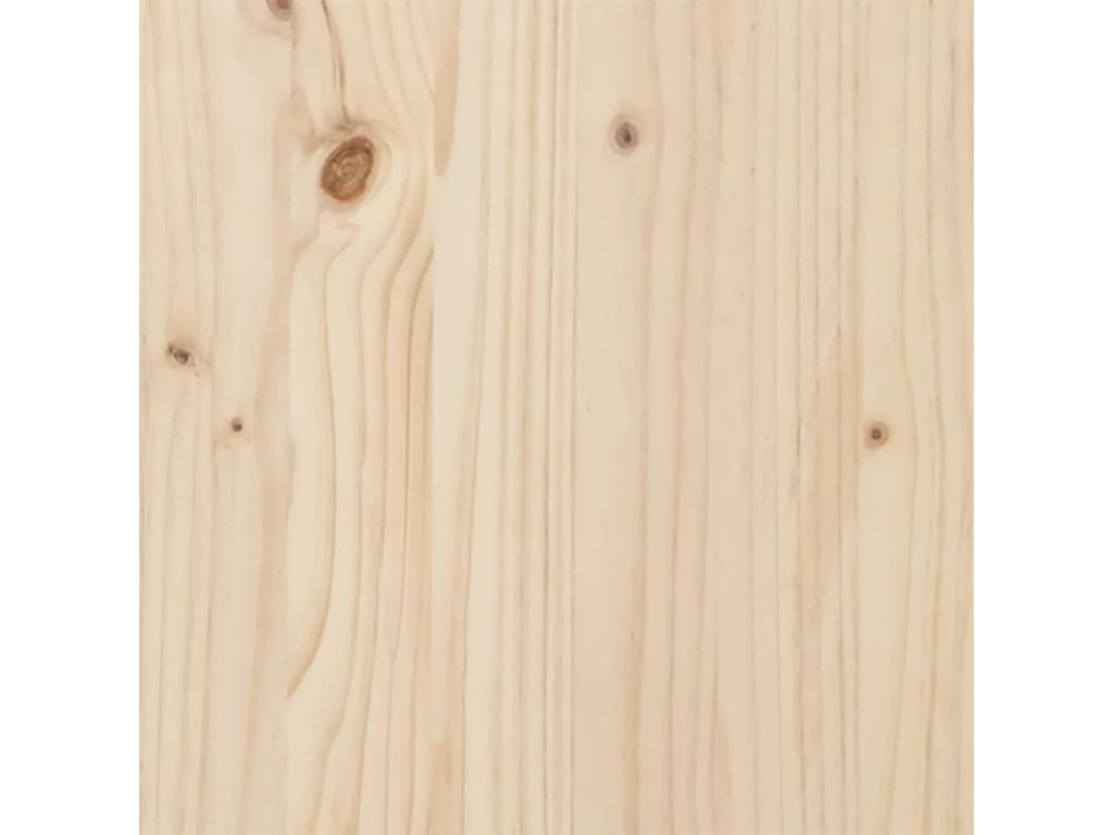 Struttura letto in legno di pino naturale, 135 x 190 cm