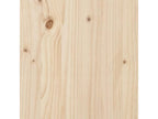Struttura letto in legno di pino naturale, 135 x 190 cm