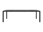 Tavolo da giardino 250x100x75 cm Verre trempé e resina intrecciata PFVE63380