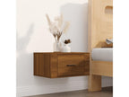 Comodino murale Chêne marrone 50x36x25 cm XASA18674