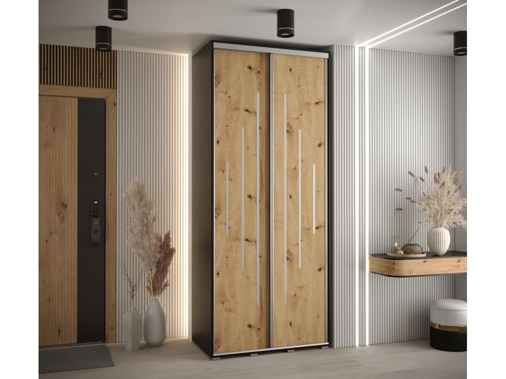 ARMOIRE Luxameub 12 À PORTES COULISSANTES 235.2/100/60 2 porte KEIM68910