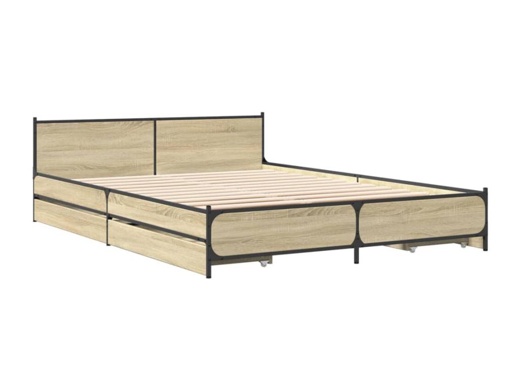 Struttura letto e cassettiera francese Mobenze 140x200 Mobenze ingénierie ADPI23976