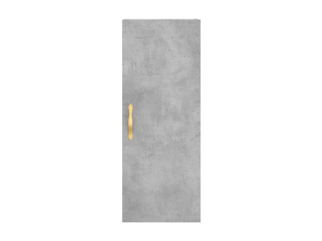 Credenza haut Grey béton 34.5x34x180 cm Mobenze d'ingénierie SAWG96613