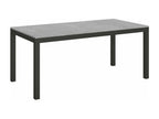 Tavolo da mangiatoia allungabile Mobenze-Couleur Grey ciment-Support 4 gambe-Largeur allungabile da 180 a 440 cm SYDQ24015