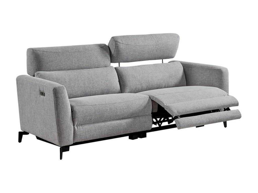 Luxameub - Divano Luxameub Electrique 3 posti Grigio Foncé KSTO10443