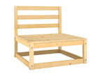 Set salotto da giardino 10 pezzi con coussins antracite Pin massif MVSR57923