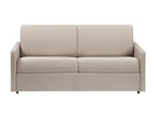 Divano trasformabile 3 posti PINPAI in tessuto beige - Divano 140 cm - Materasso 14 cm Luxameub LHAP07671