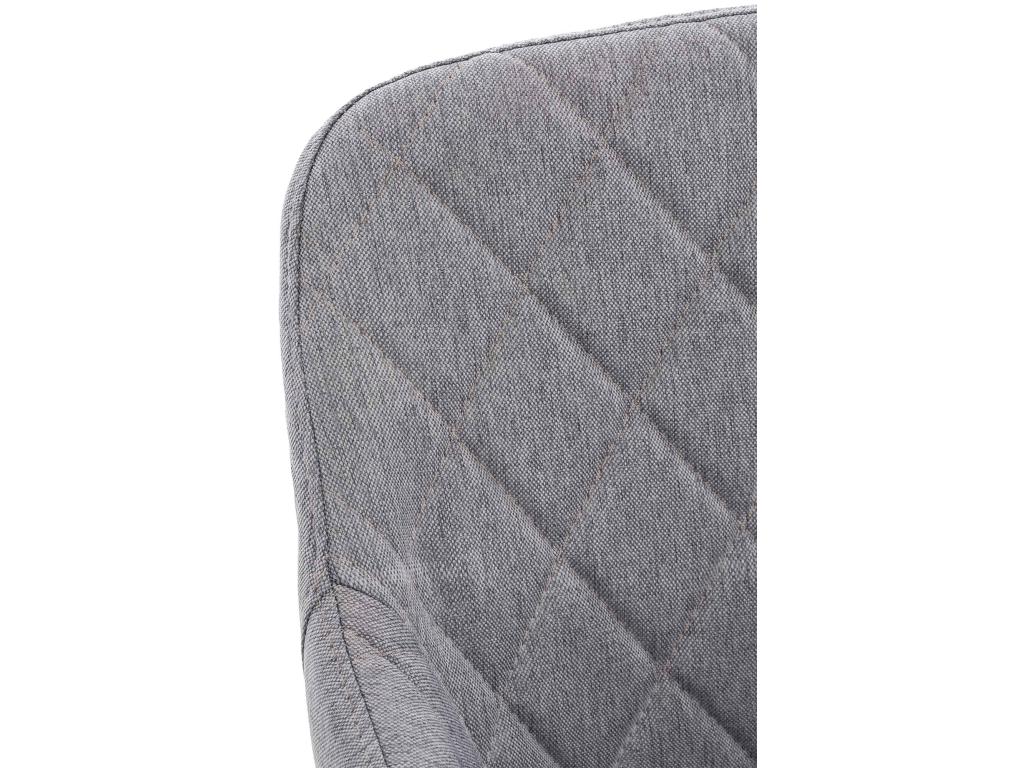 Sedia in tessuto grigio