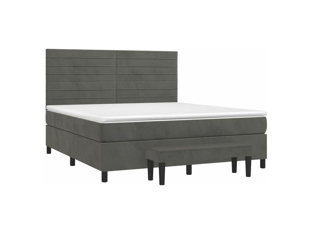 Sommier a Mobenze de lit et Materasso Grey foncé 160x200 Mobenze FVWN43623