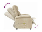 Poltrona da massaggio Cream Tissu AVGV12945