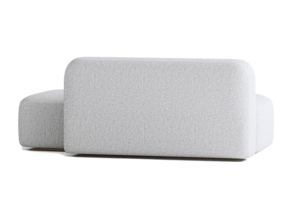 Divano Max 2/3 posti Tissu Gray Clair QCZE10726