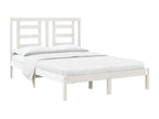 Struttura letto bianca, 120 x 190 cm