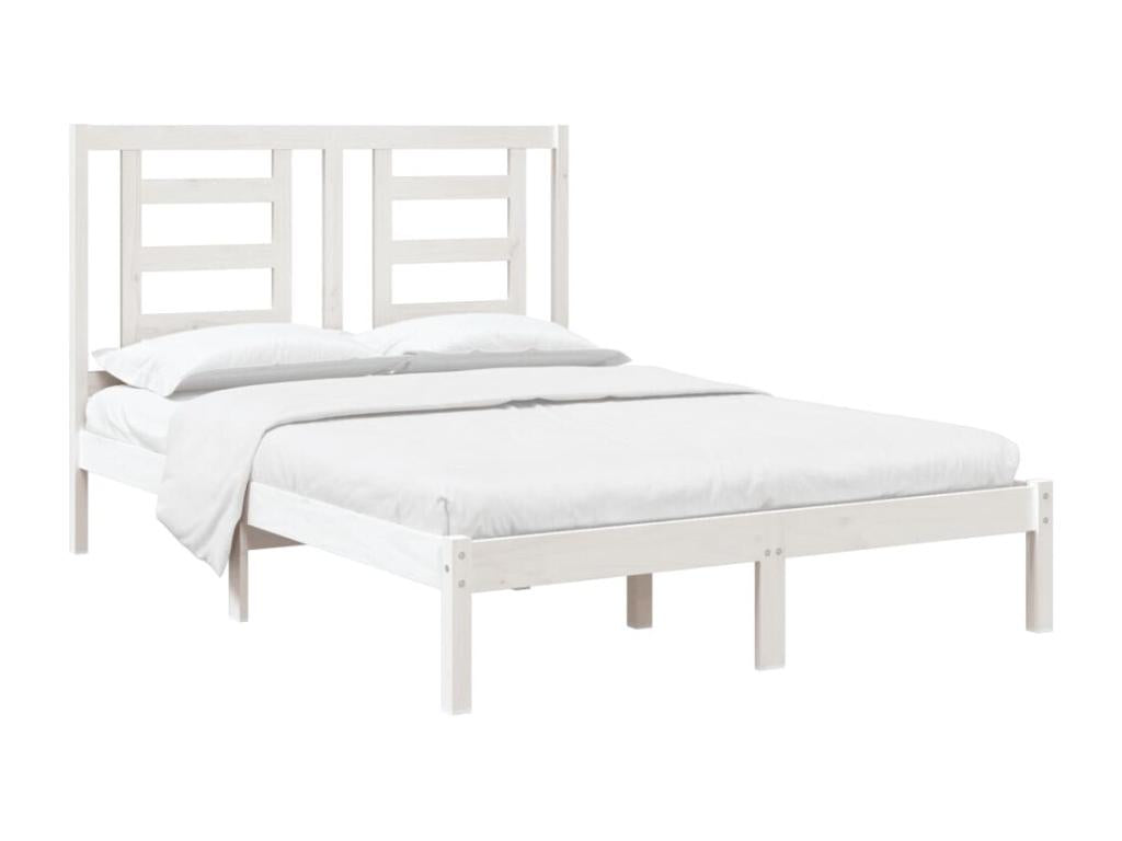 Struttura letto bianca, 120 x 190 cm