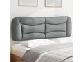 Letto in tessuto grigio